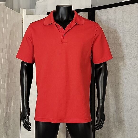 GRAND SLAM PERFORMANCE 3-BUTTON PLACKET WITH COLLAR MEN'S GOLD SHIRT G1 - Picture 11 of 15